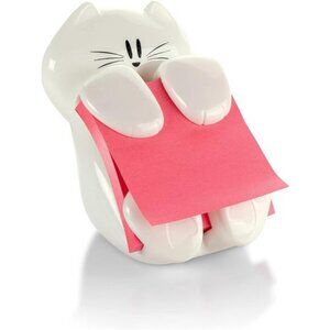 Cat Post It Note Dispenser Desk Organizer Holder for 3x3 Sticky Notes Office